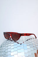 Óculos de Sol Gatinho Slim Vermelho tartaruga burgundy - Colcci