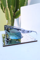 Óculos de Sol Esportivo Semi-Aro Esportivo Cinza cristal transparente - Mormaii